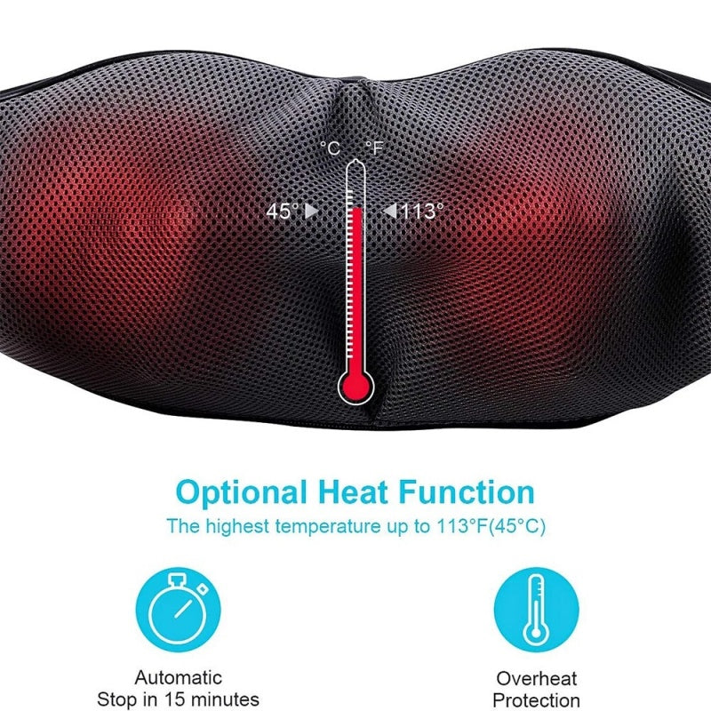 Soothing heat function close-up